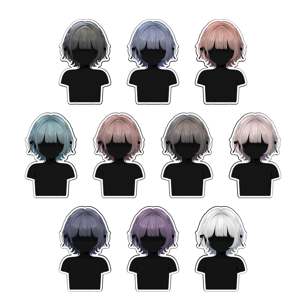 【Sale】★Muted Bob Hair★【PB】