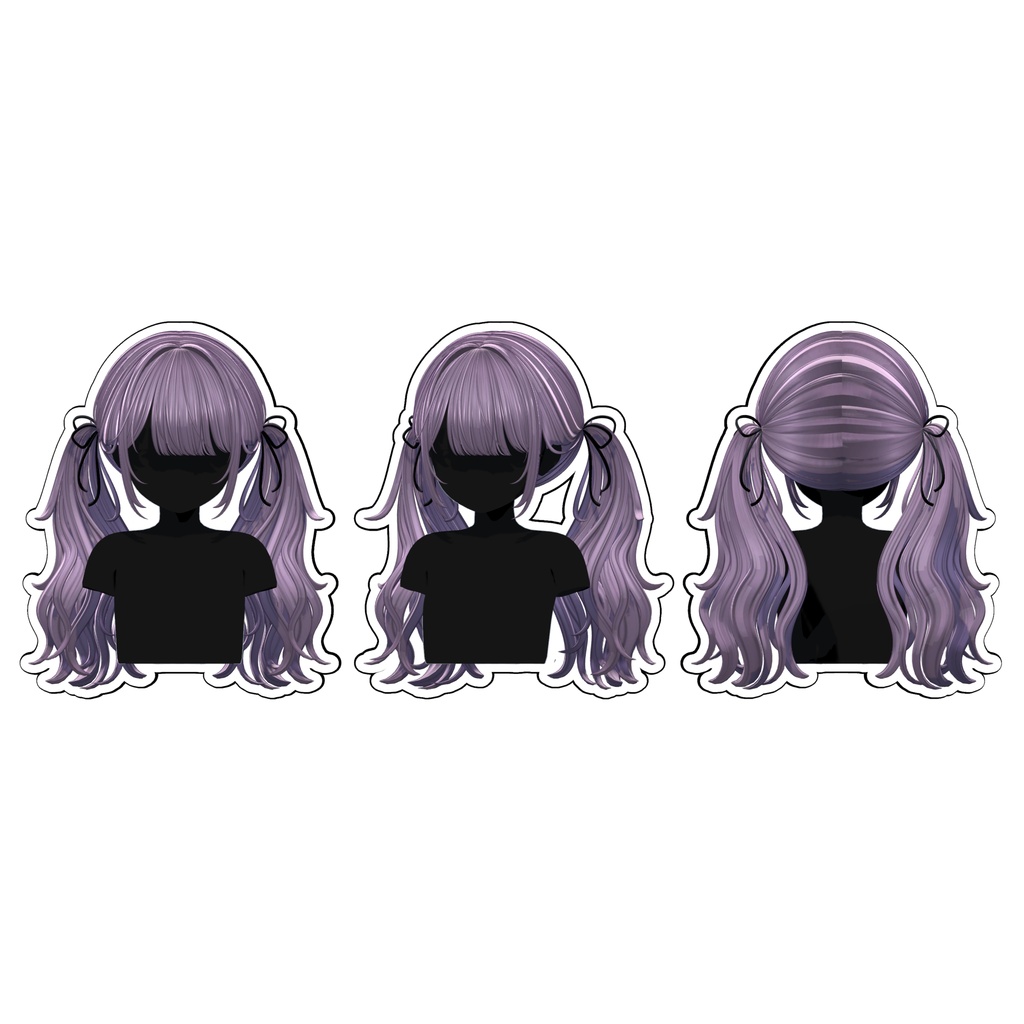 【Sale】★Dusky Twin Hair★【PB】