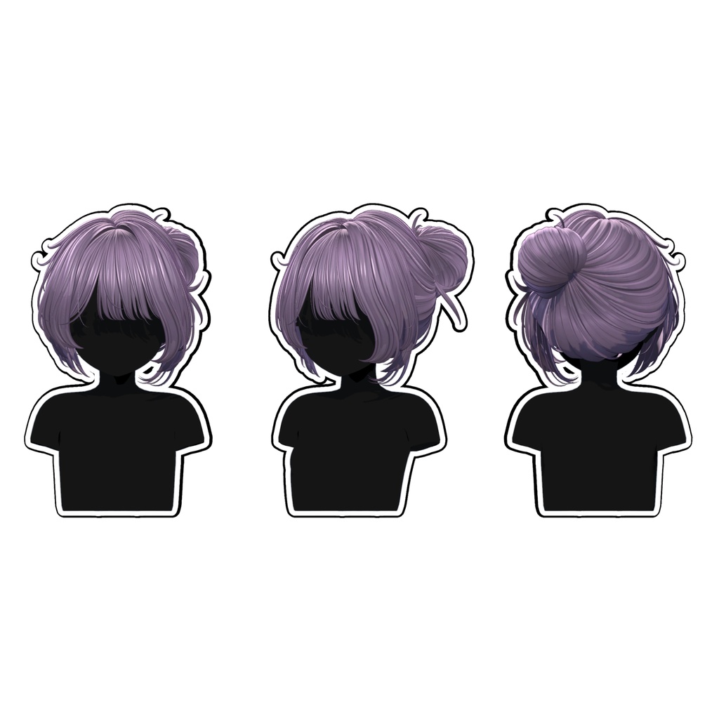 【Sale】★Soft Cascade Bun Hair★【PB】