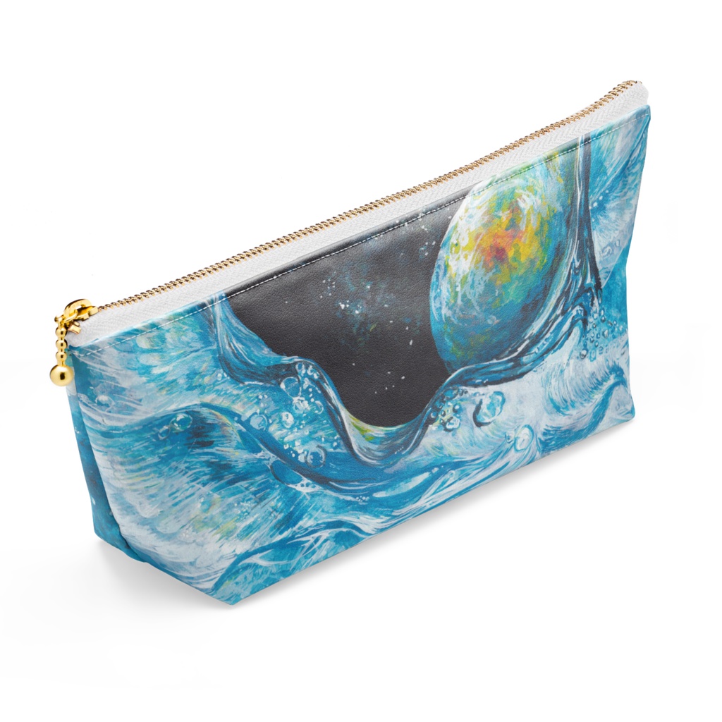 水を縫う鳳凰 ポーチ