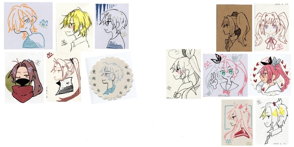 デフォルメ原画ガチャ