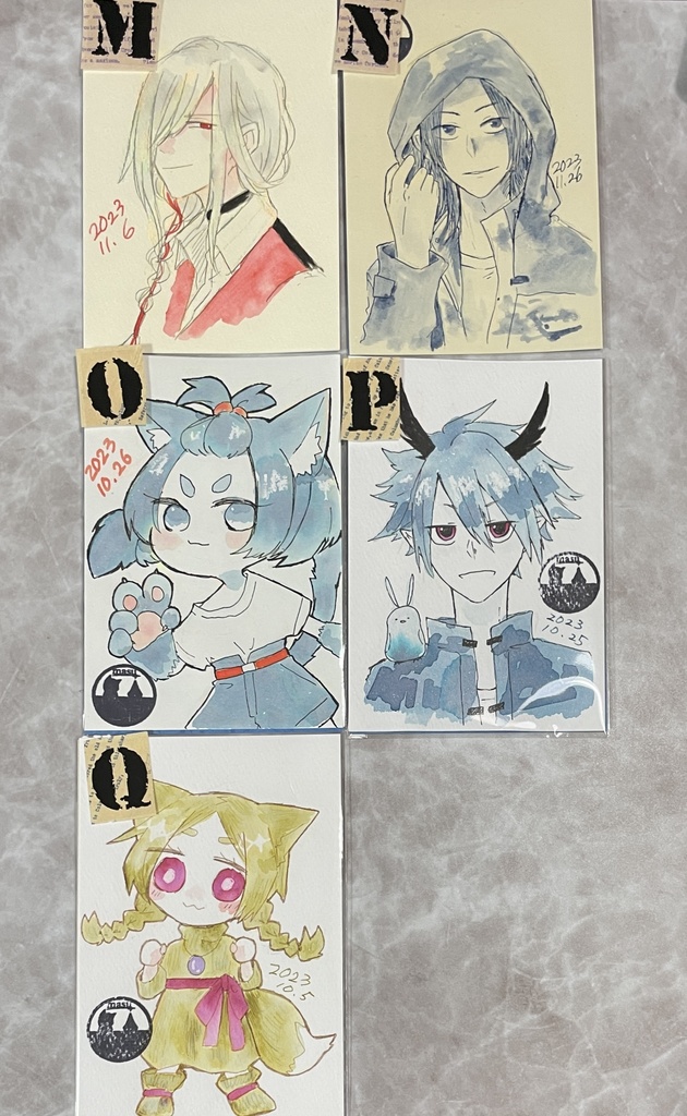 ポストカードサイズ原画