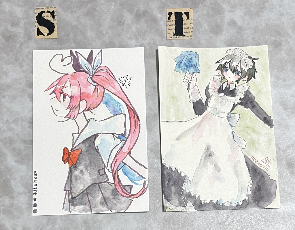 ポストカードサイズ原画