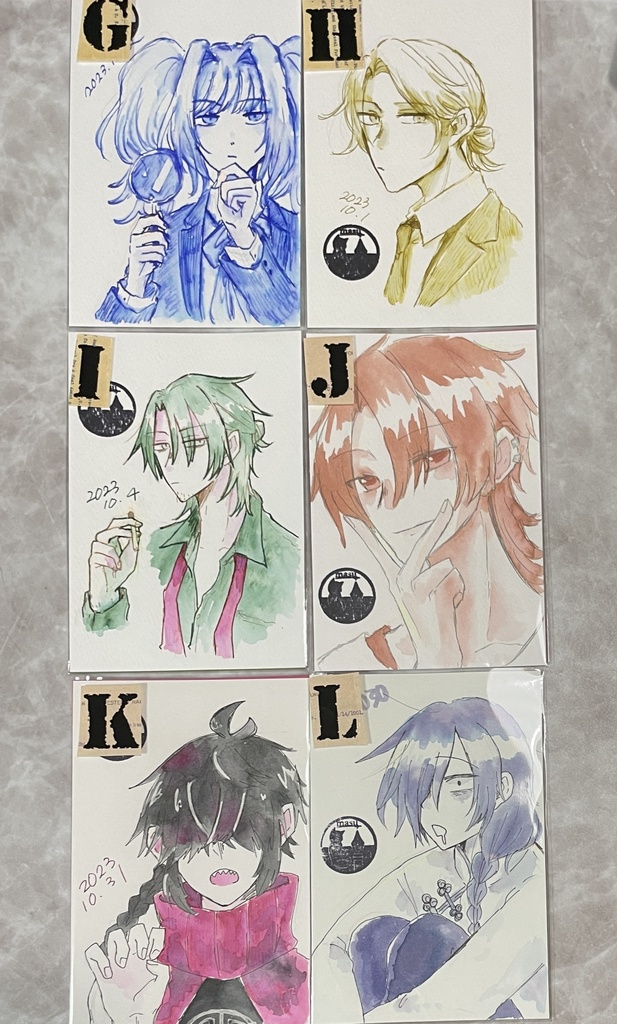 ポストカードサイズ原画