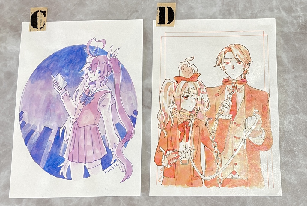 A5,F0サイズ イラスト 原画