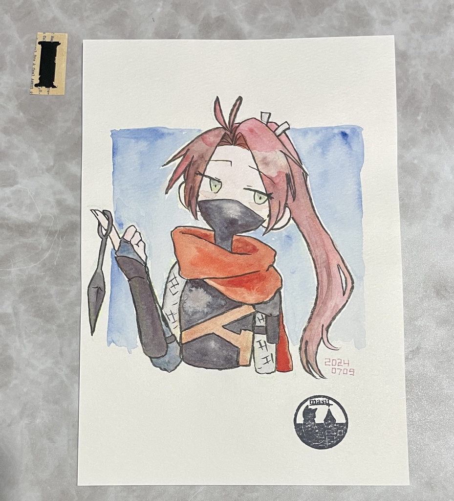 A5,F0サイズ イラスト 原画