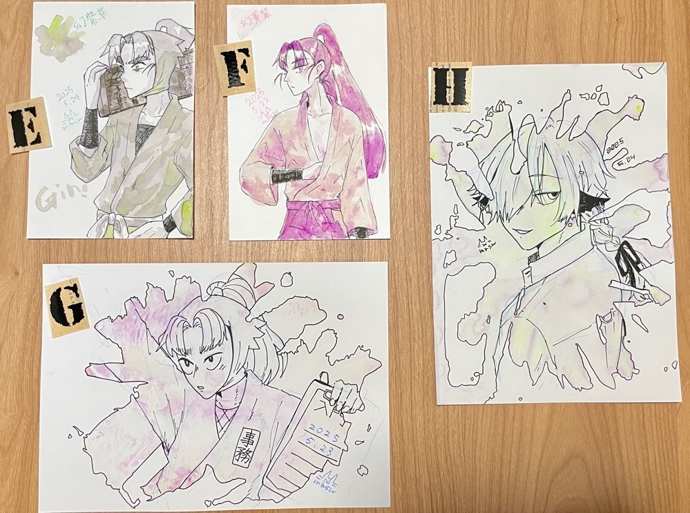 2025年4月〜5月+α 原画