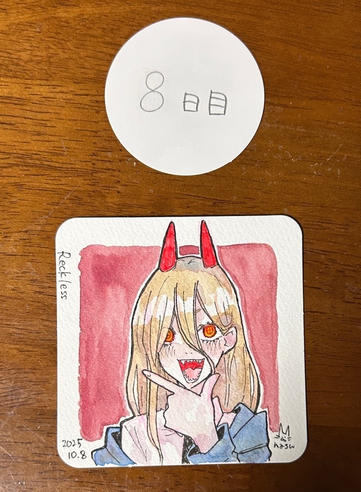 Inktober2025 原画+コピー本