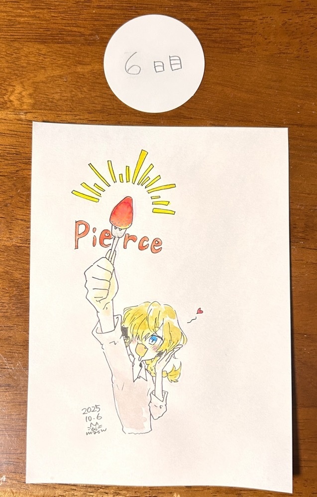 Inktober2025 原画+コピー本