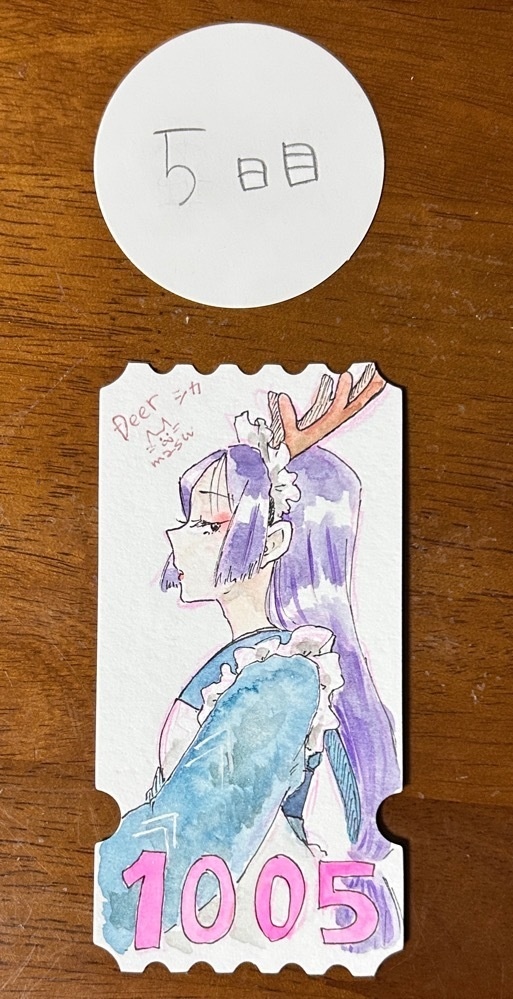 Inktober2025 原画+コピー本