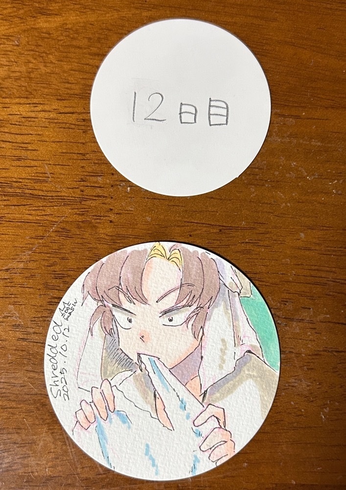 Inktober2025 原画+コピー本