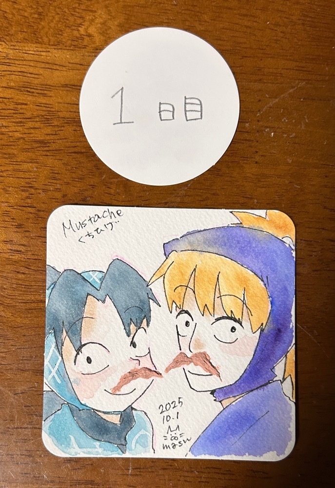 Inktober2025 原画+コピー本