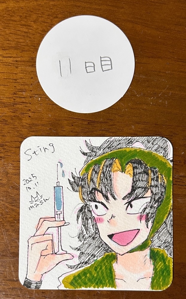 Inktober2025 原画+コピー本