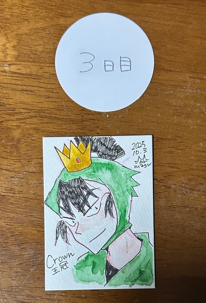 Inktober2025 原画+コピー本