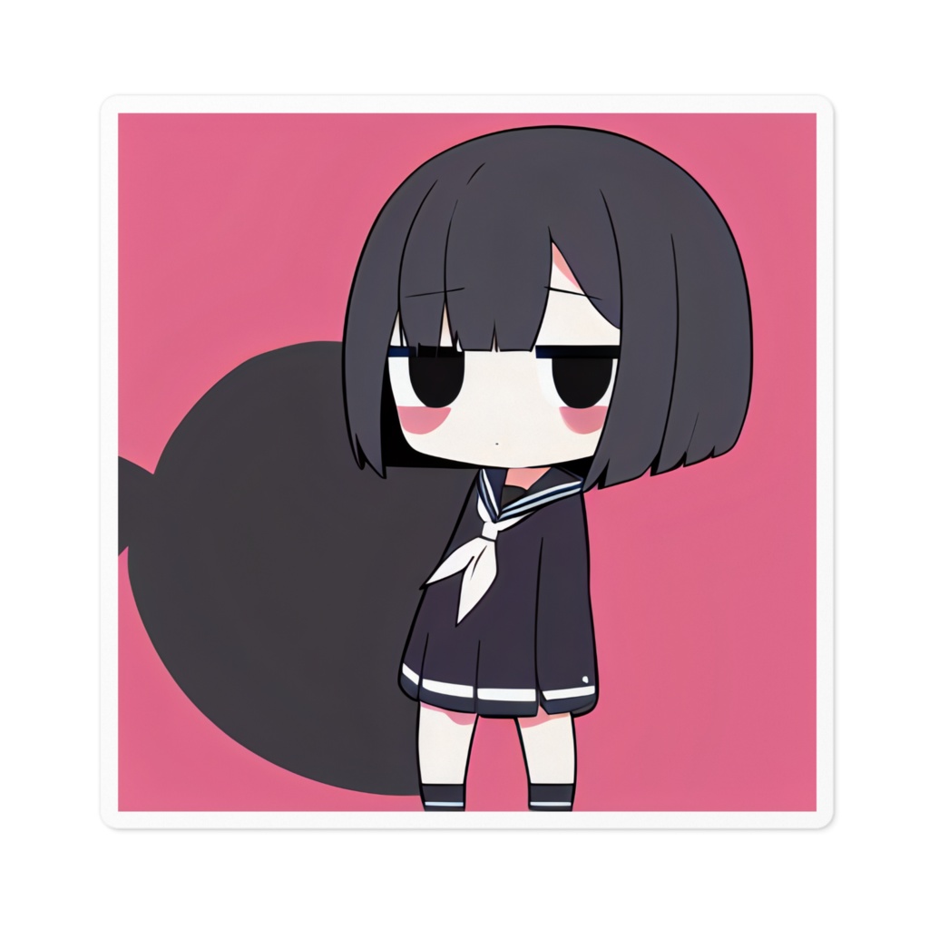 ジト目あんこステッカー