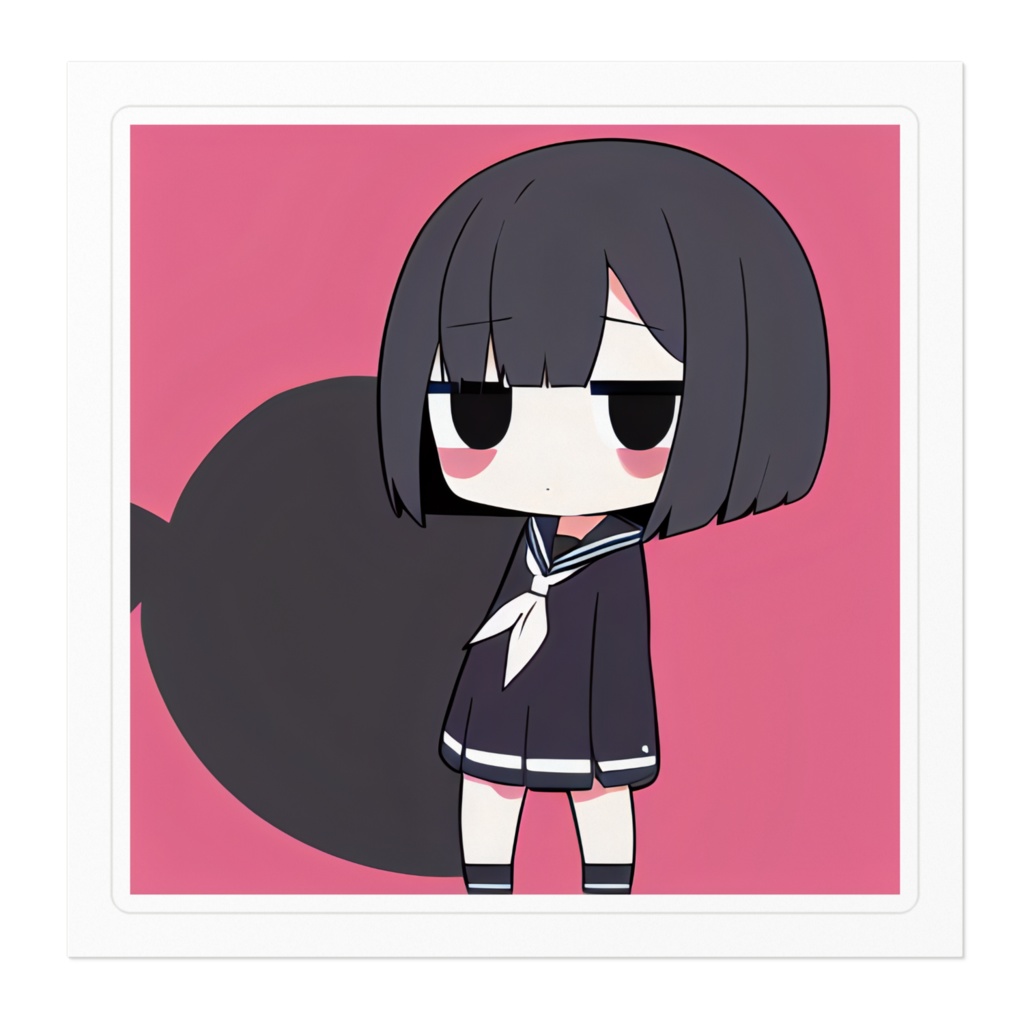 ジト目あんこステッカー