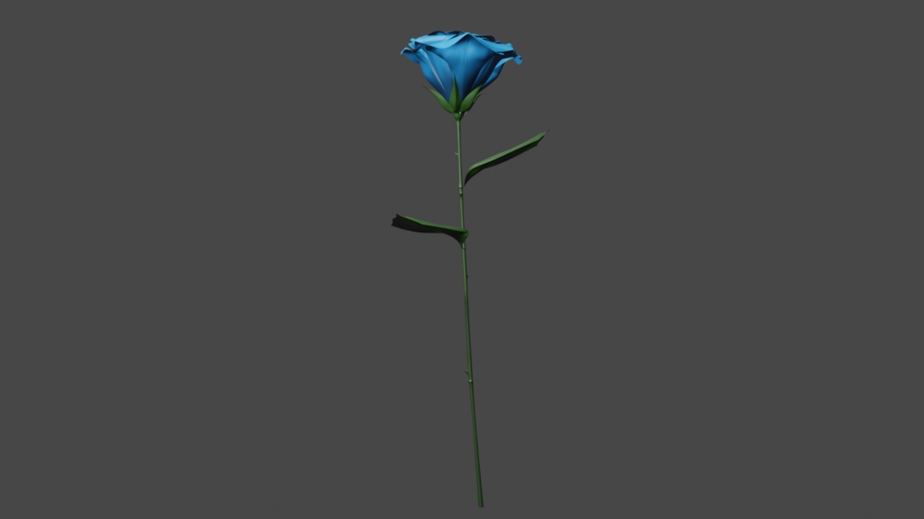 薔薇 3Dモデル
