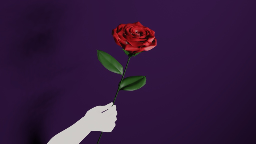 薔薇 ３Dモデル