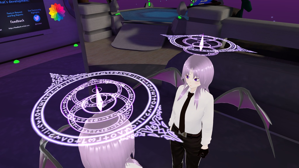 魔法陣型天使の輪 3Dモデル