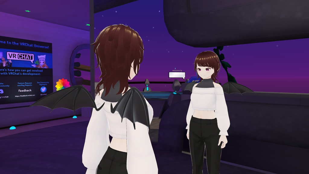 コウモリの羽の3Dモデル