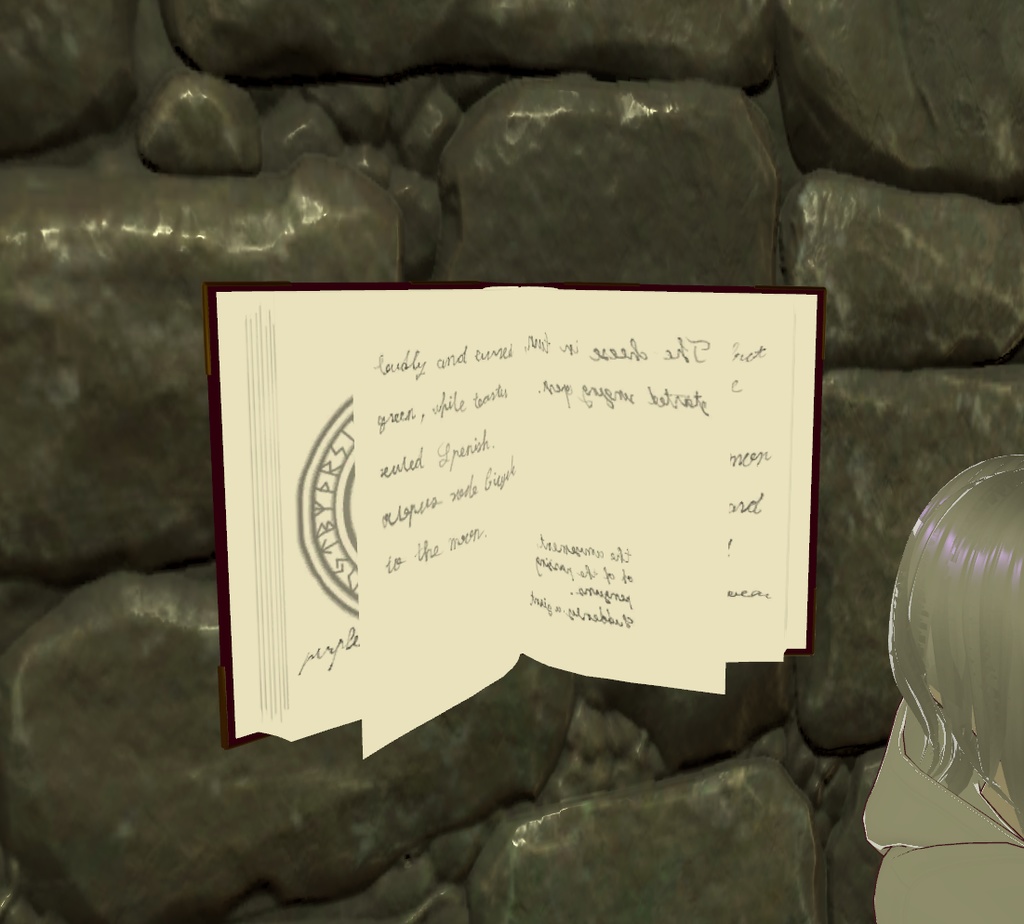 動く魔導書ver2!炎も出るよっ