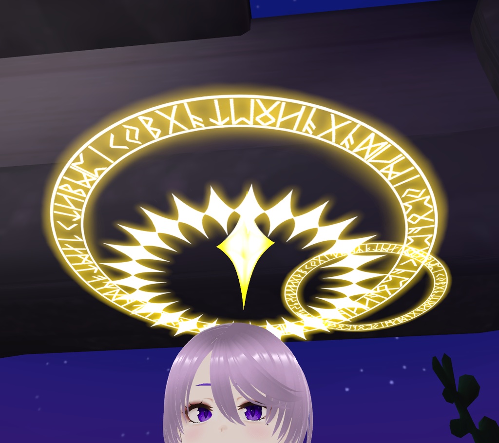 魔法陣型天使の輪ver2! 3Dモデル