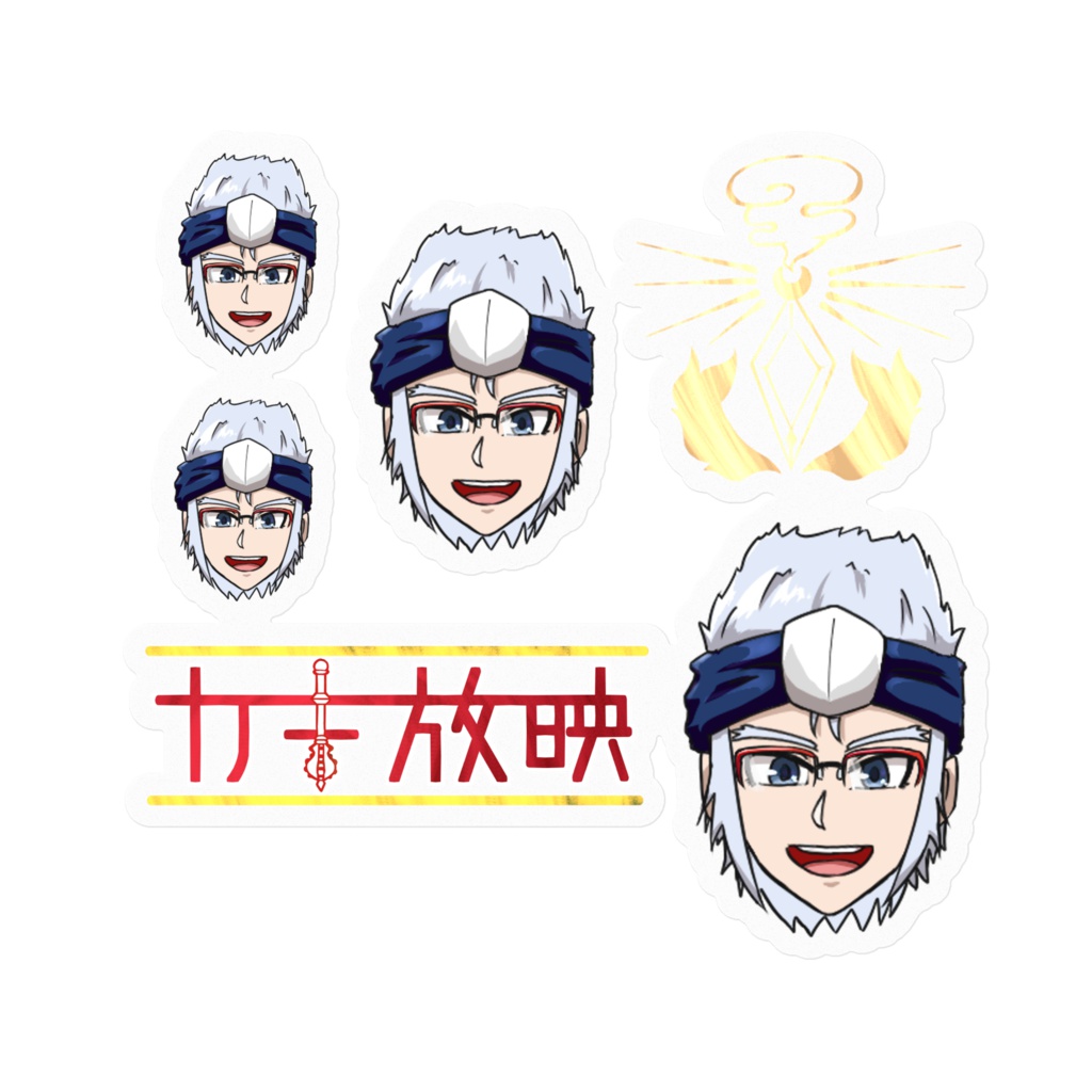 勇者カキ、どこでもクソコラステッカー