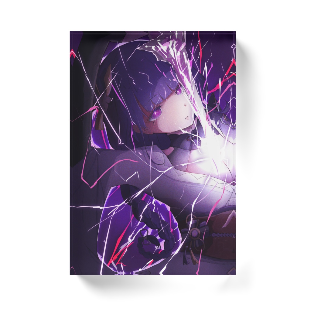 雷電将軍 アクリルブロック