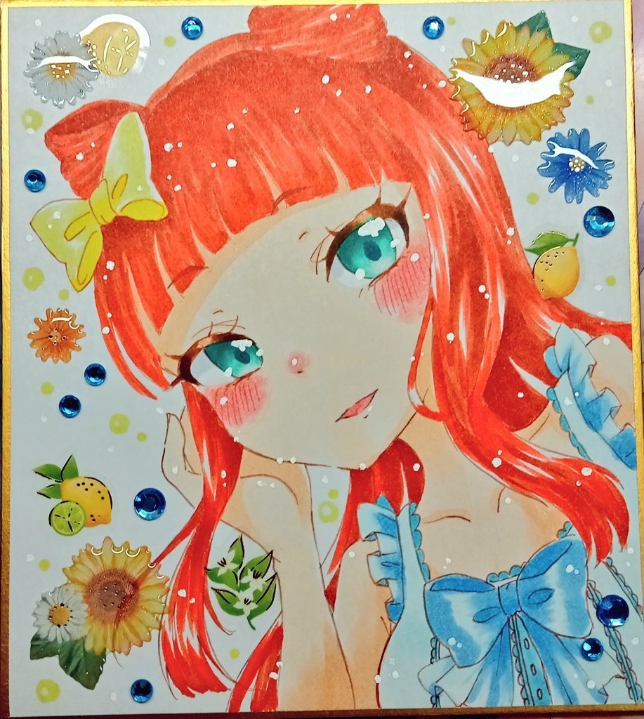 アイカツスターズ！早乙女あこ　ミニ色紙