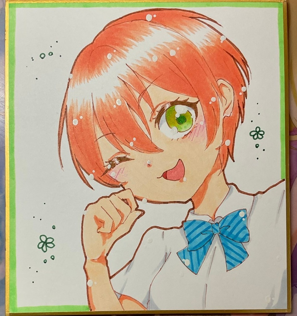 ラブライブ！星空凛　ミニ色紙