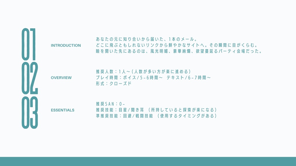 CoC / 一二人の密室 SPLL:E190147