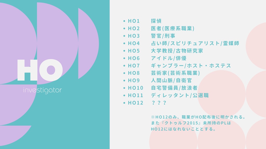 CoC / 一二人の密室 SPLL:E190147