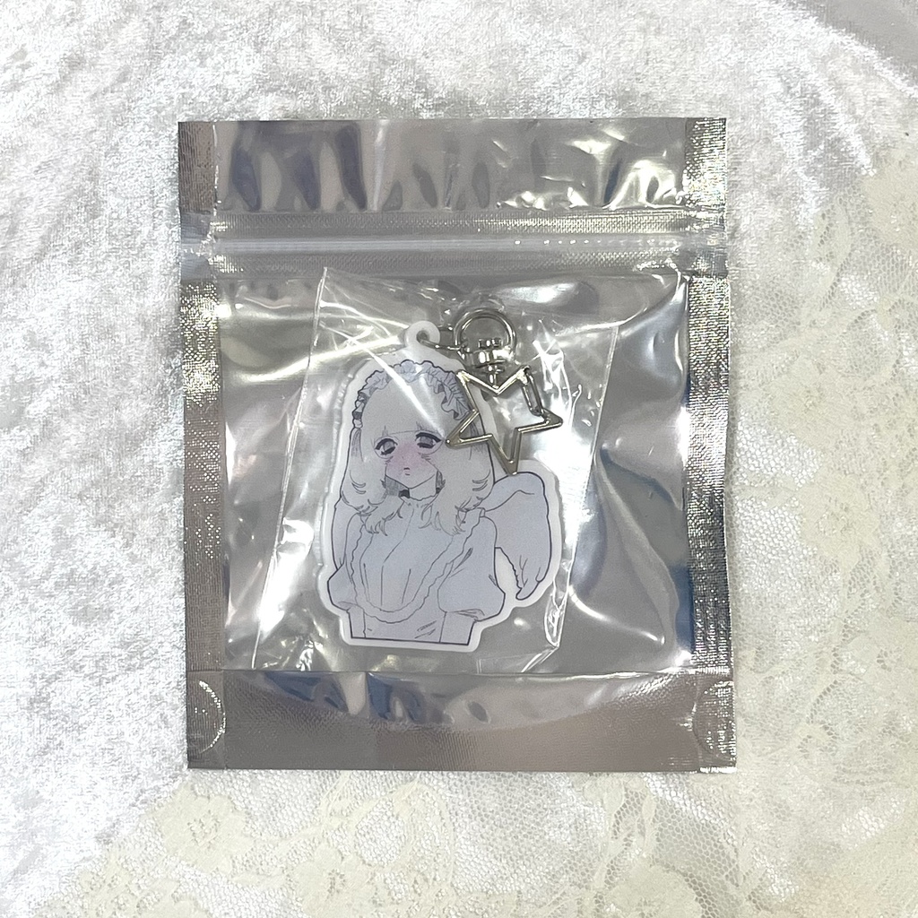 羽夏アクリルキーホルダー
