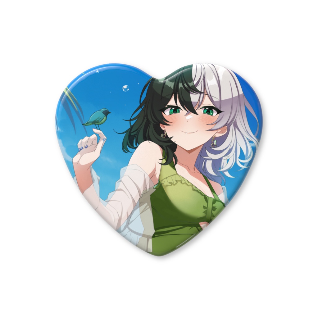 夏の斧塚リント:缶バッジ