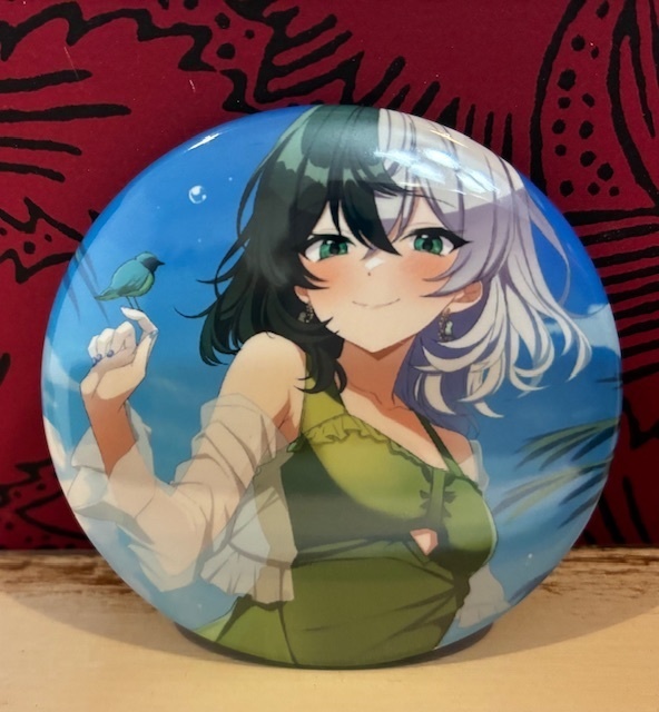 夏の斧塚リント:缶バッジ