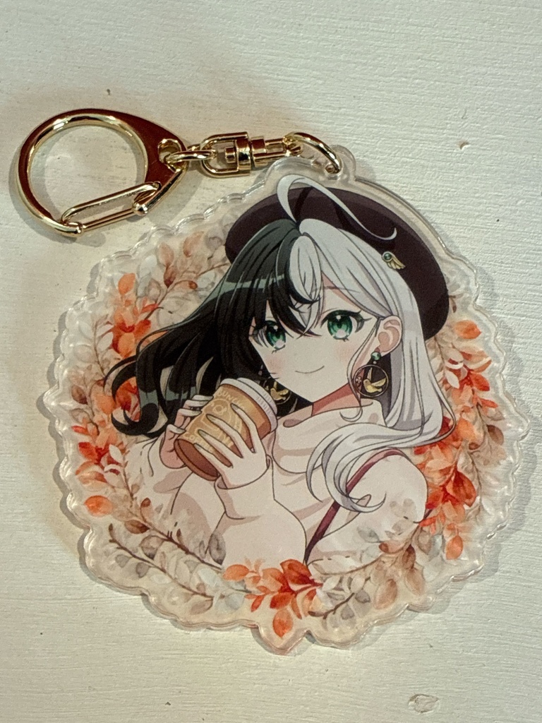 秋冬の斧塚リント:アクリルキーホルダー