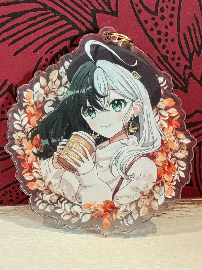 秋冬の斧塚リント:アクリルキーホルダー