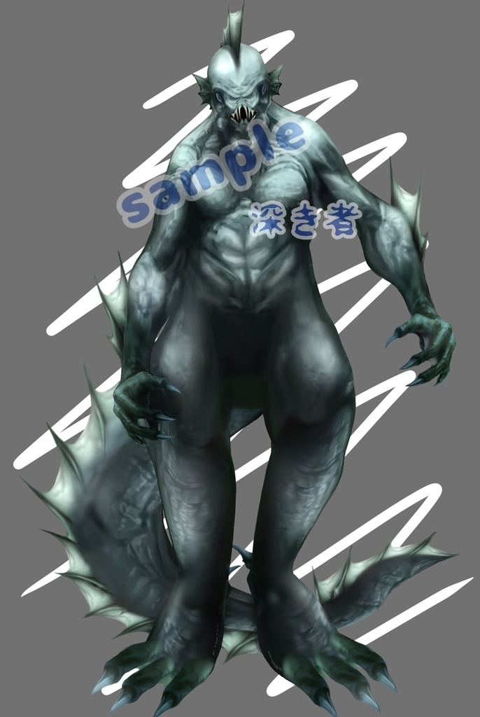 クトウルフ神話TRPG/画像素材/深き者/父なるダゴン母なるハイドラ/SPLL:E194602