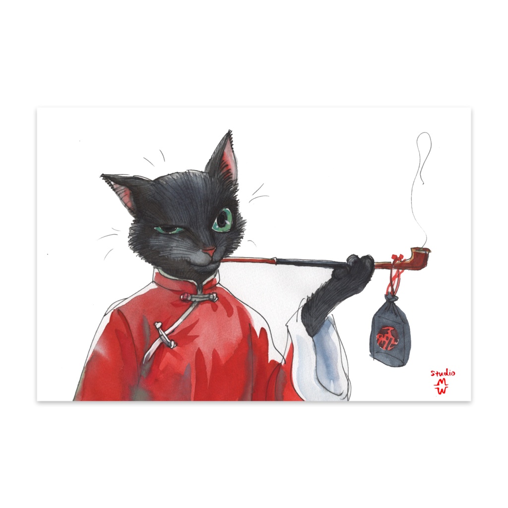 猫老師　ポスカ　10枚セット