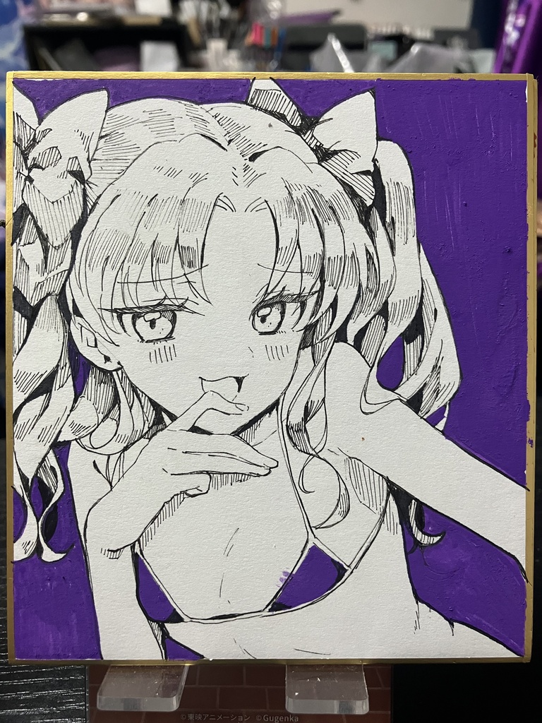 黒子ミニ色紙