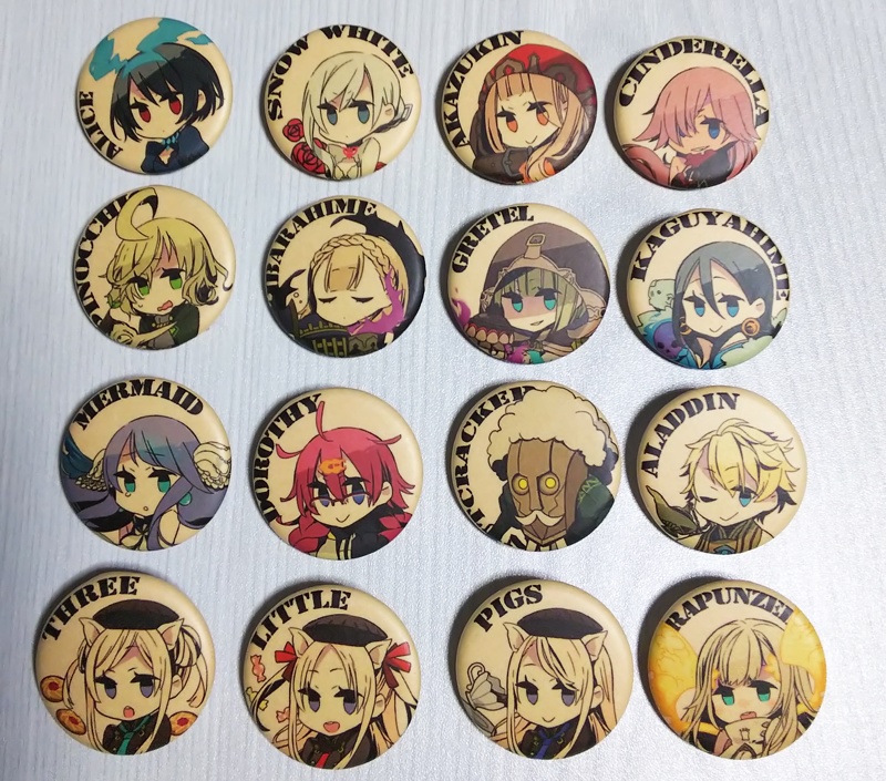 シノアリス 缶バッジ