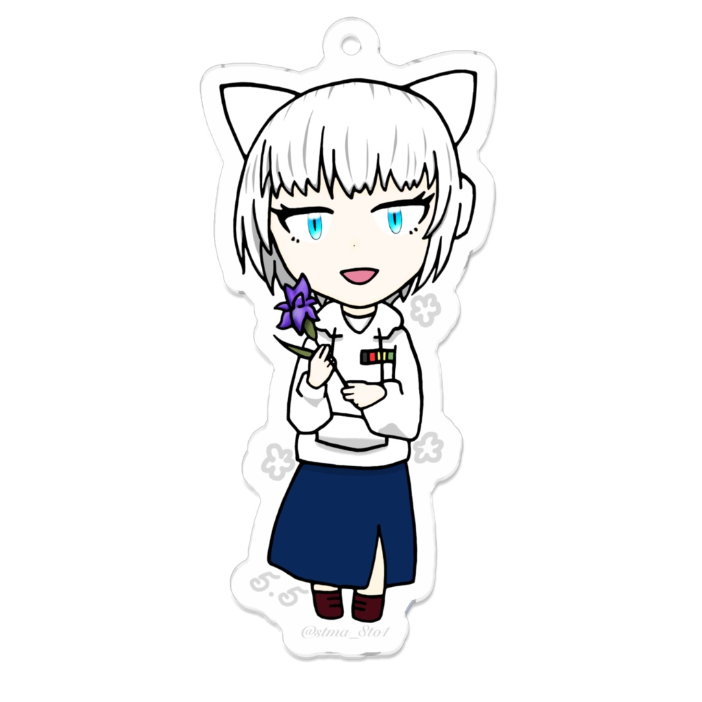 藝術戦隊ストレンジメイト-flos nomen- ミニキャラアクリルキーホルダー文架