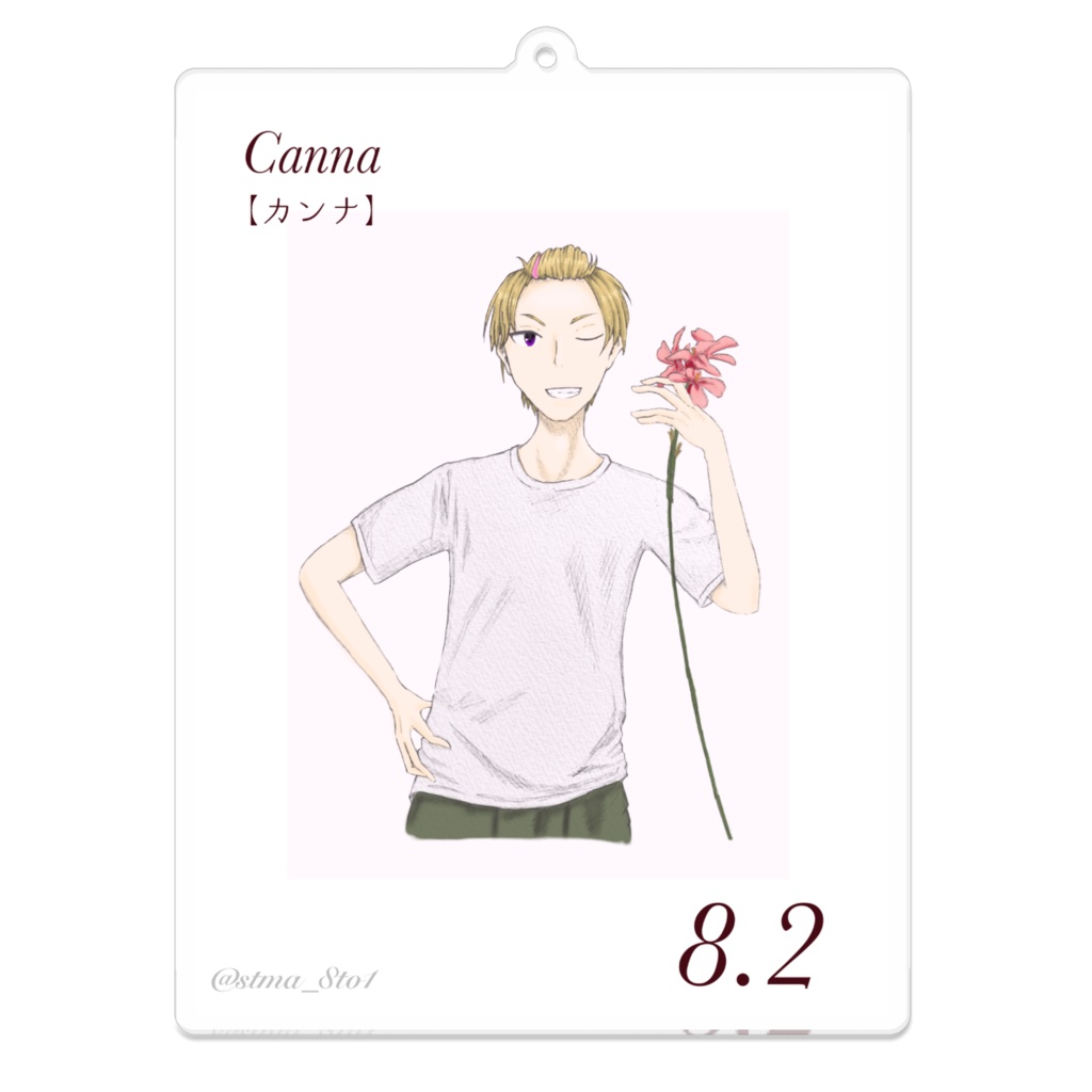 藝術戦隊ストレンジメイト-flos nomen- フォト風アクリルキーホルダー麗王
