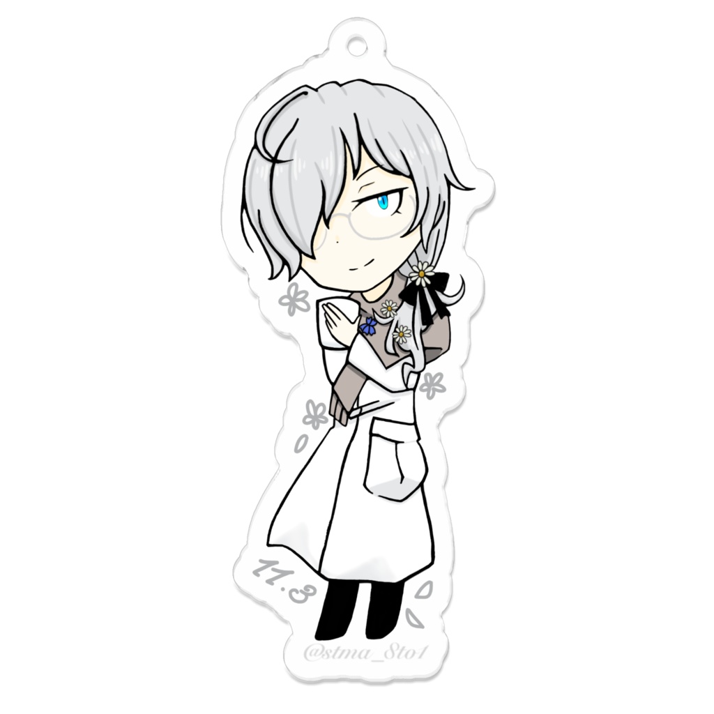 藝術戦隊ストレンジメイト-flos nomen- ミニキャラアクリルキーホルダー一藝