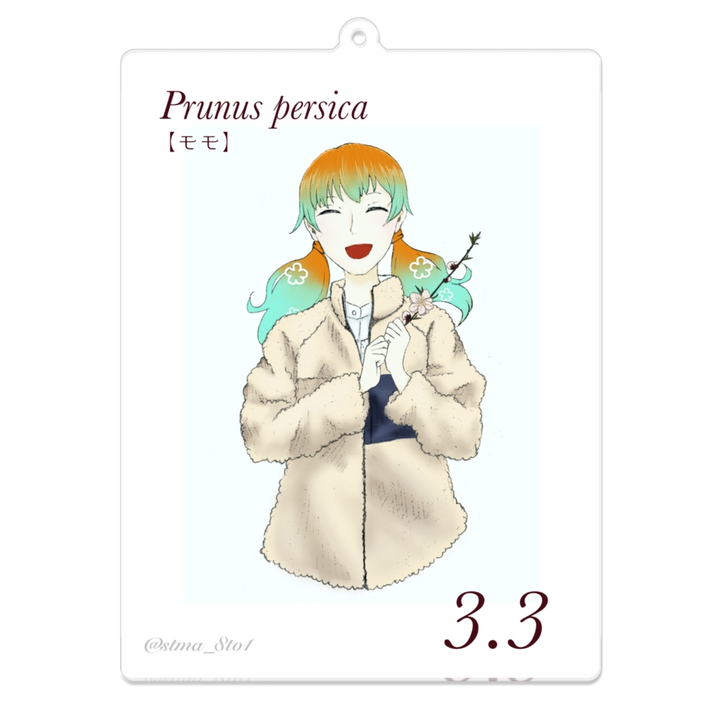 藝術戦隊ストレンジメイト-flos nomen-　フォト風アクリルキーホルダーみみ