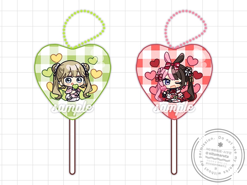 はなばなペロキャンキーホルダー