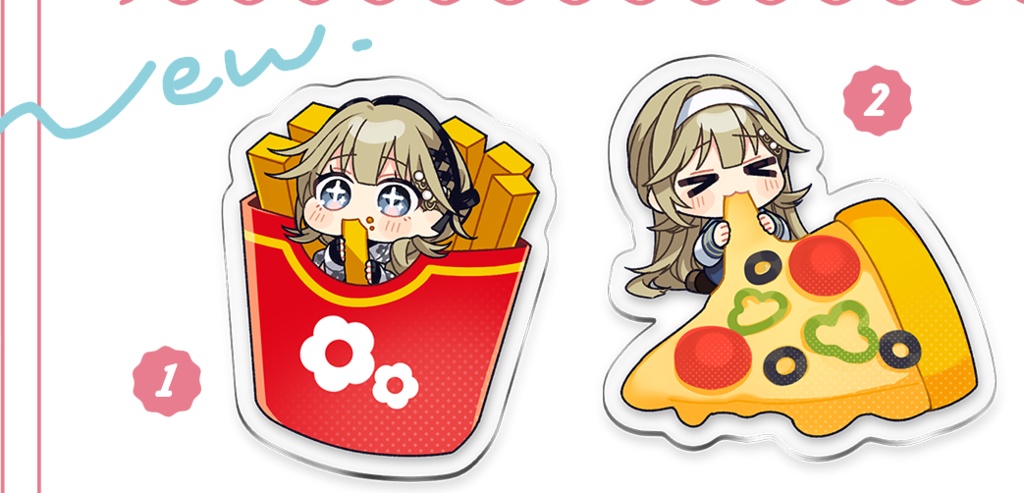 リサちゃんアクリルマグネット