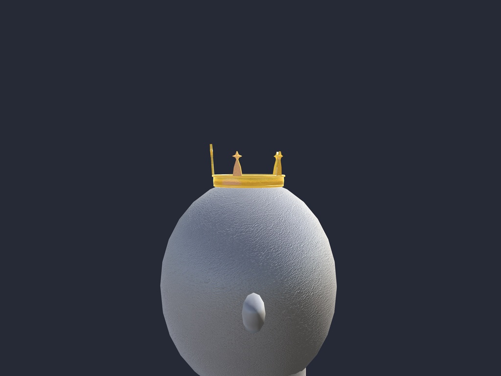 Night Crown 小さな王冠 3形2色|頭にのせる星・月・宝石の冠【VRChat / Modular Avatar / lilToon】