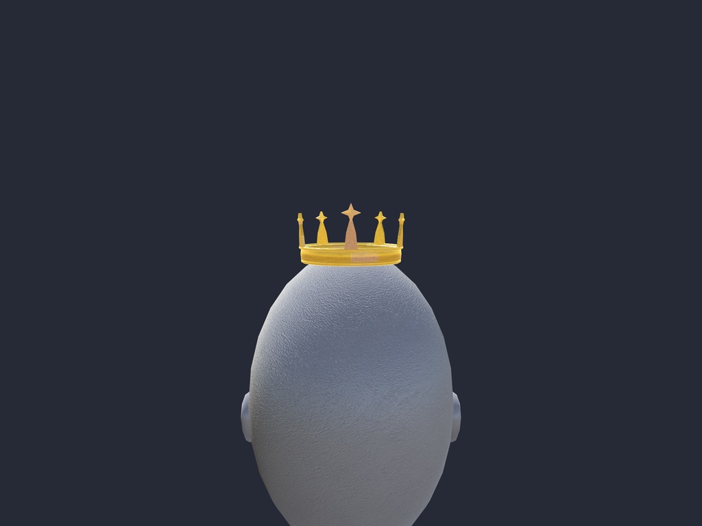 Night Crown 小さな王冠 3形2色|頭にのせる星・月・宝石の冠【VRChat / Modular Avatar / lilToon】