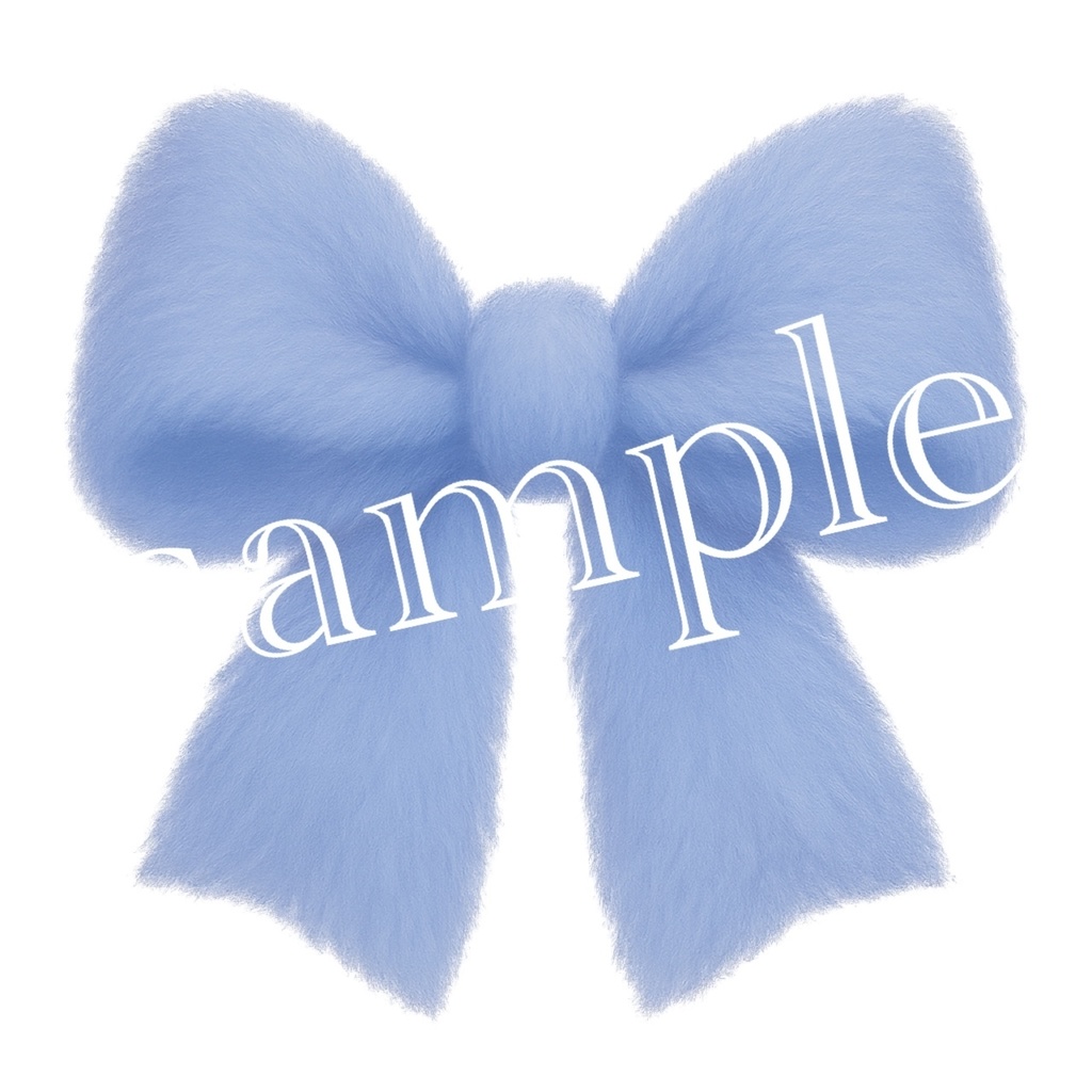 ファーのリボンBL (アイコン)